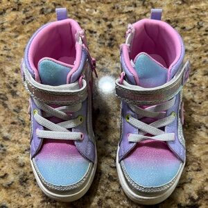 Disney Princess Glitter Sneakers - Pink and Purple